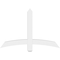 Ekena Millwork Bellingham Architectural Grade PVC Gable Bracket, 48"W x 32"H x 4"D x 4"F, 16/12 Pitch GBP048X32X0404BEL00 - alternate 5